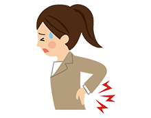 腰痛のイメージ